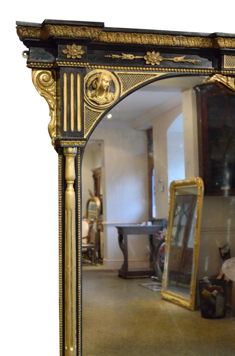 Superb Large Victorian Gilt Wall Mirror Overmantel H164cm - Image 10